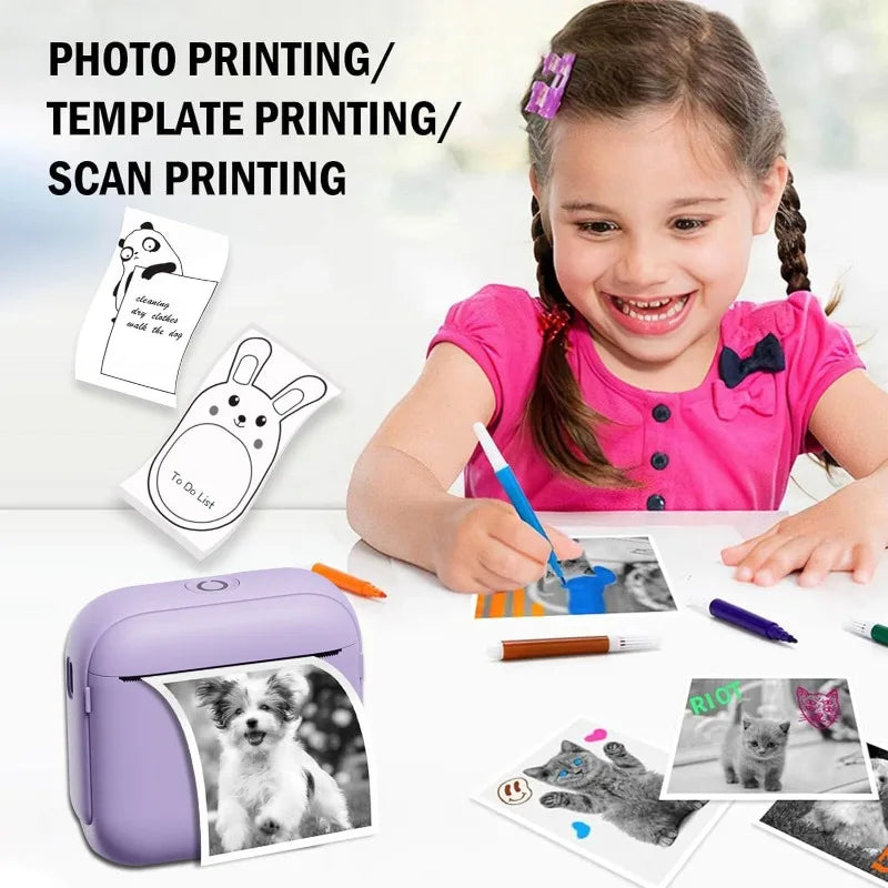 Printle™ Bezatramentowa Drukarka Kieszonkowa